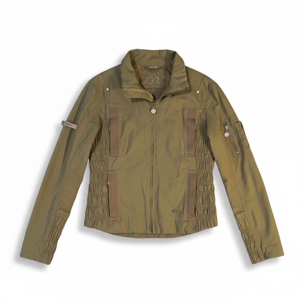 Gersemi Olive Green Equestrian Riding Jacket L | Quilted Utility Barn Field Coat